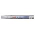 Uni-ball PX-20 Paint Marker - Marcador de Pintura - Punta Acrilica de Bala 2.2-2.8mm - Permanente en Todas las Superficies - Resistente a Luz y Agua - Color Plata