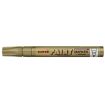 Uni-ball PX-20 Paint Marker - Marcador de Pintura - Punta Acrilica de Bala 2.2-2.8mm - Permanente en Todas las Superficies - Resistente a Luz y Agua - Color Oro