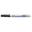 Uni-ball PX-21 Paint Marker - Marcador de Pintura - Punta Acrilica de Bala 0.8-1.2mm - Permanente en Todas las Superficies - Resistente a Luz y Agua - Cuerpo de Aluminio - Color Negro