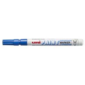 Uni-ball PX-21 Paint Marker - Marcador de Pintura - Punta Acrilica de Bala 0.8-1.2mm - Permanente en Todas las Superficies - Resistente a Luz y Agua - Color Azul