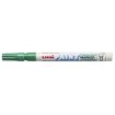 Uni-ball PX-21 Paint Marker - Marcador de Pintura - Punta Acrilica de Bala 0.8-1.2mm - Permanente en Todas las Superficies - Resistente a Luz y Agua - Cuerpo de Aluminio - Color Verde