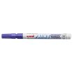 Uni-ball PX-21 Paint Marker - Marcador de Pintura - Punta Acrilica de Bala 0.8-1.2mm - Permanente en Todas las Superficies - Resistente a Luz y Agua - Cuerpo de Aluminio - Color Violeta