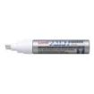 Uni-ball PX-30 Marcador de Pintura - Punta Biselada Acrilica 4-8.5mm - Permanente en Todas las Superficies - Resistente a Luz y Agua - Color Plata