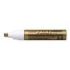Uni-ball PX-30 Marcador de Pintura - Punta Biselada Acrilica 4-8.5mm - Linea Gruesa - Cuerpo de Aluminio - Tinta Permanente Resistente a Luz y Agua - Color Oro