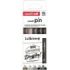 Uni-ball Uni Pin Lettering Pack de 5 Rotuladores Calibrados - Punta Poliacetal - Tinta Pigmentada Resistente al Agua y Luz - Colores Surtidos