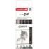 Uni-ball Uni Pin Comics Pack de 5 Rotuladores Calibrados - Punta Poliacetal - Tinta Pigmentada Resistente al Agua y Luz - Colores y Grosores Surtidos