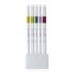 Uni-ball PEM-SY Set Nº8 Emott Retro Colors Pack de 5 Rotuladores de Linea Fina - Punta 0.4mm - Tinta a Base de Agua - Diseño Innovador - Ancho de Linea Constante - Colores Surtidos