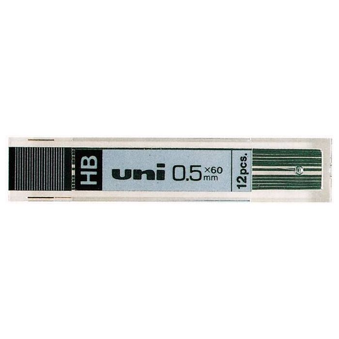Uni-ball UL-1405 Pack de 12 Minas 0.5mm HB - Color Grafito