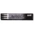 Uni-ball UF-220 Pack de 3 Recambios de Gel Borrable URR-100-07 - Punta 0.7mm - Color Negro