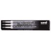 Uni-ball UF-220 Pack de 3 Recambios de Gel Borrable URR-100-07 - Punta 0.7mm - Color Negro