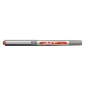 Uni-ball Eye Fine UB-157 Boligrafo de Tinta Liquida - Punta de Bola 0.7mm - Tinta Resistente al Agua y Luz - Sistema de Control de Tinta - Color Naranja