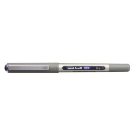 Uni-ball Eye Fine UB-157 Boligrafo de Tinta Liquida - Punta de Bola 0.7mm - Tinta Resistente al Agua y Luz - Sistema de Control de Tinta - Color Violeta