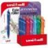 Uni-ball JetStream Sport SXN-150C/3D Expositor de 36 Boligrafos Retractiles - Punta de Bola 0.7mm - Tinta Pigmentada Resistente al Agua y Luz - Secado Instantaneo - Color Surtido