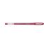 Uni-ball Signo Noble Metal UM-120NM Roller de Tinta Gel - Punta de Bola 0.8mm - Tinta Resistente al Agua y Luz - Escribe en Papel Negro y Blanco - Color Rojo