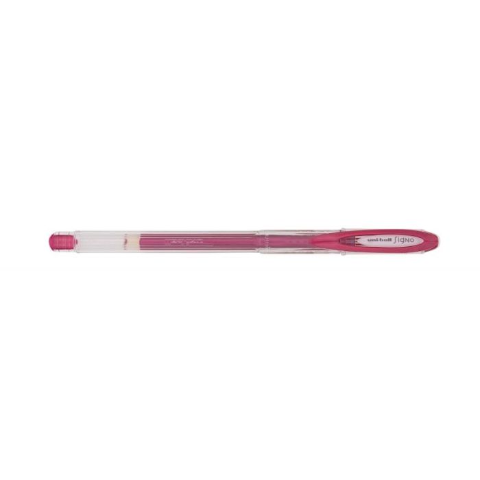 Uni-ball Signo Noble Metal UM-120NM Roller de Tinta Gel - Punta de Bola 0.8mm - Tinta Resistente al Agua y Luz - Escribe en Papel Negro y Blanco - Color Rojo
