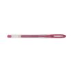 Uni-ball Signo Noble Metal UM-120NM Roller de Tinta Gel - Punta de Bola 0.8mm - Tinta Resistente al Agua y Luz - Escribe en Papel Negro y Blanco - Color Rojo