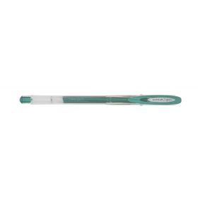 Uni-ball Signo Noble Metal UM-120NM Boligrafo de Tinta Gel - Punta de Bola 0.8mm - Tinta Resistente al Agua y Luz - Escribe en Papel Negro y Blanco - Color Verde