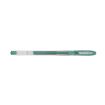 Uni-ball Signo Noble Metal UM-120NM Boligrafo de Tinta Gel - Punta de Bola 0.8mm - Tinta Resistente al Agua y Luz - Escribe en Papel Negro y Blanco - Color Verde
