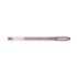 Uni-ball Signo Noble Metal UM-120NM Boligrafo de Tinta Gel - Punta de Bola 0.8mm - Tinta Resistente al Agua y Luz - Escribe en Papel Negro y Blanco - Color Rosa