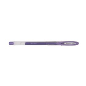 Uni-ball Signo Noble Metal UM-120NM Roller de Tinta Gel - Punta de Bola 0.8mm - Tinta Resistente al Agua y Luz - Escribe en Papel Negro y Blanco - Color Violeta