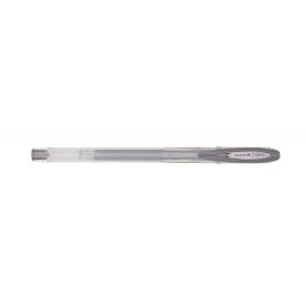 Uni-ball Noble Metal UM-120NM Boligrafo de Tinta Gel Signo - Punta de Bola 0.8mm - Tinta Resistente al Agua y Luz - Escribe en Papel Negro y Blanco - Color Plata