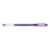 Uni-ball Signo Sparkling UM-120SP Boligrafo de Tinta Gel - Punta de Bola 1mm - Tinta Pigmentada Resistente al Agua y Luz - Efecto Purpurina - Color Violeta