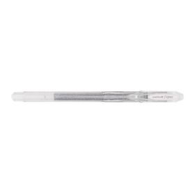 Uni-ball Signo Sparkling UM-120SP Roller de Tinta Gel - Punta de Bola 1mm - Tinta Pigmentada Resistente al Agua y Luz - Efecto Purpurina - Color Plata