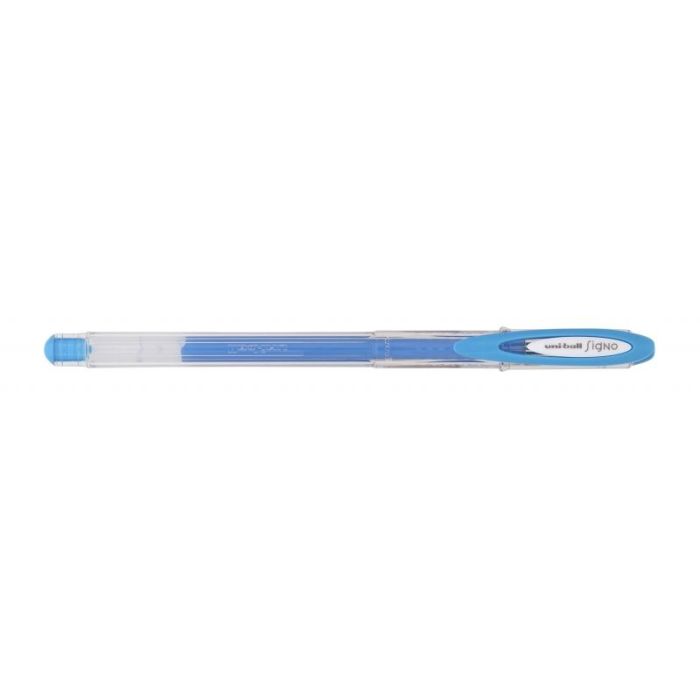 Uni-ball UM-120AC Signo Angelic Boligrafo de Tinta Gel - Punta de Bola 0.7mm - Tinta Resistente al Agua y Luz - Escribe en Papel Negro y Blanco - Color Azul