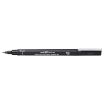 Uni-ball PINBR-200 Rotulador Calibrado - Punta Poliacetal Brush - Tinta Pigmentada Resistente al Agua y Luz - Color Negro