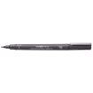 Uni-ball PINBR-200(S) Rotulador Calibrado - Punta Poliacetal Brush - Tinta Pigmentada Resistente al Agua y Luz - Color Gris Claro