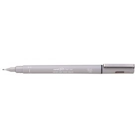 Uni-ball PIN05-200 Rotulador Calibrado - Punta Poliacetal 0.5mm - Tinta Pigmentada Resistente al Agua y Luz - Color Gris Claro