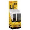 Uni-ball PIN0X-200/12 Expositor de 12 Estuches de Rotuladores Calibrados - Punta Poliacetal - Tinta Pigmentada Resistente al Agua y Luz - Ideal para Dibujo Profesional y Escritura - Color Surtido