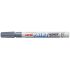 Uni-ball PX-21 Paint Marker - Marcador de Pintura - Punta Acrilica de Bala 0.8-1.2mm - Permanente en Todas las Superficies - Resistente a Luz y Agua - Cuerpo de Aluminio - Color Gris