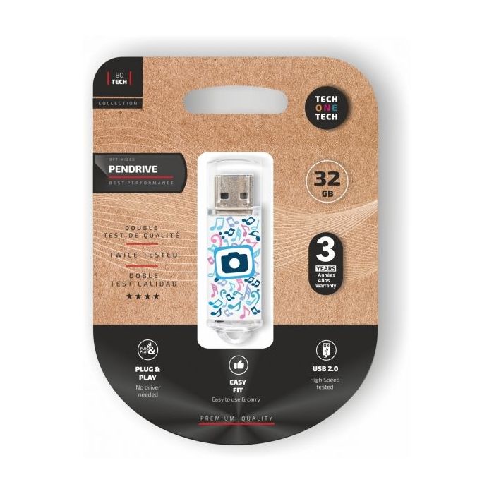 TechOneTech Be Super Foto Dream Memoria USB 2.0 32GB (Pendrive)