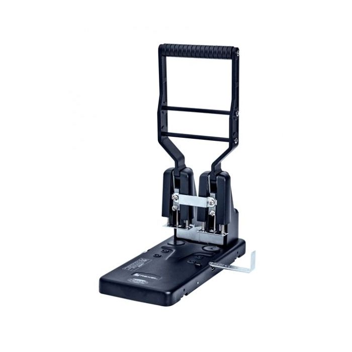 Rexel HD 2300 Taladro Perforador para Gruesos hasta 300 Hojas - Punzones 6mm - Mango Extralargo - Guia Metalica con Bloqueo - Profundidad de Papel Ajustable - Color Negro