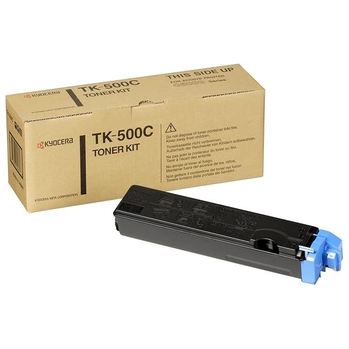 Kyocera TK500C Cyan Cartucho de Toner Original - 370PD5KW/TK500C