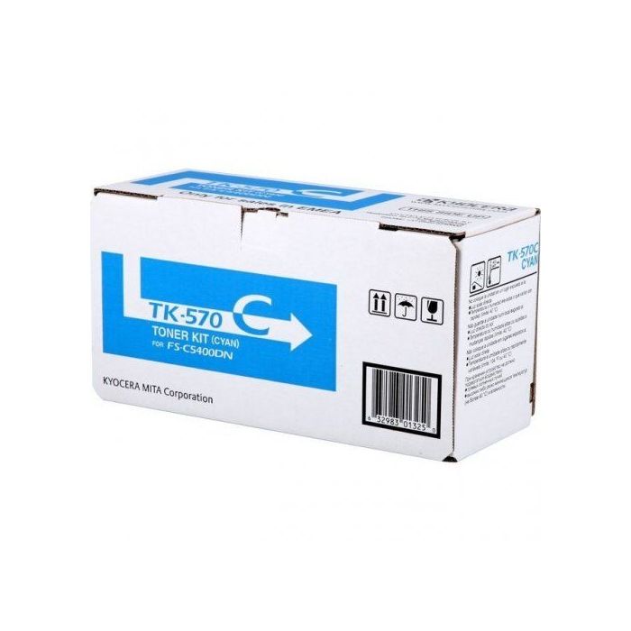 Kyocera TK570C Cyan Cartucho de Toner Original - 1T02HGCEU0/TK570C