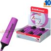 Erichkrause Visioline V-12 - Marcador de Texto con Punta Biselada - Tinta Fluorescente a Base de Agua - Color Violeta