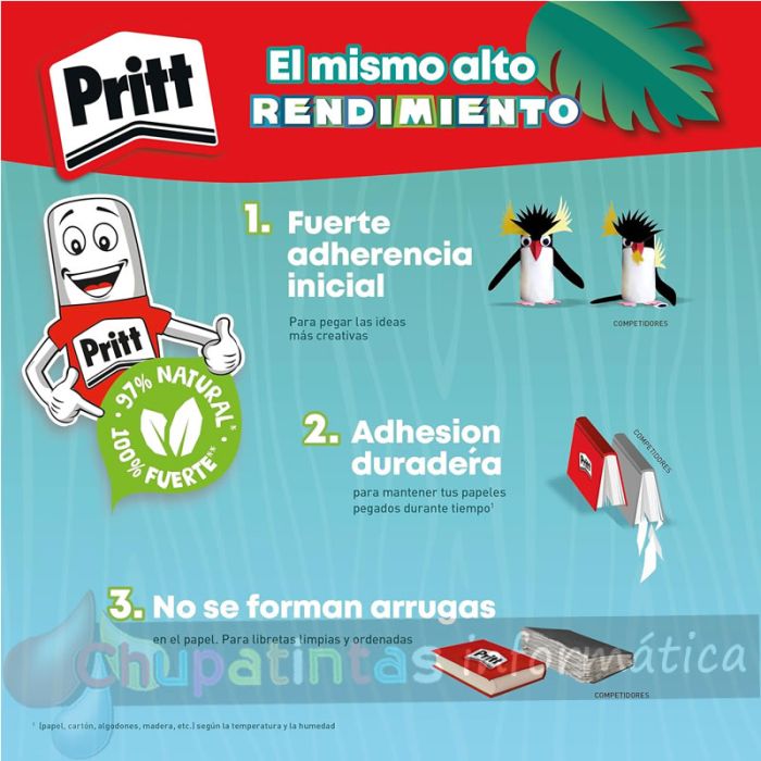 Pritt Barra de Pegamento 11grs - Sin Disolventes - 97% de Ingredientes Naturales - Lavable a 20ºC - Seguro para Niños-10