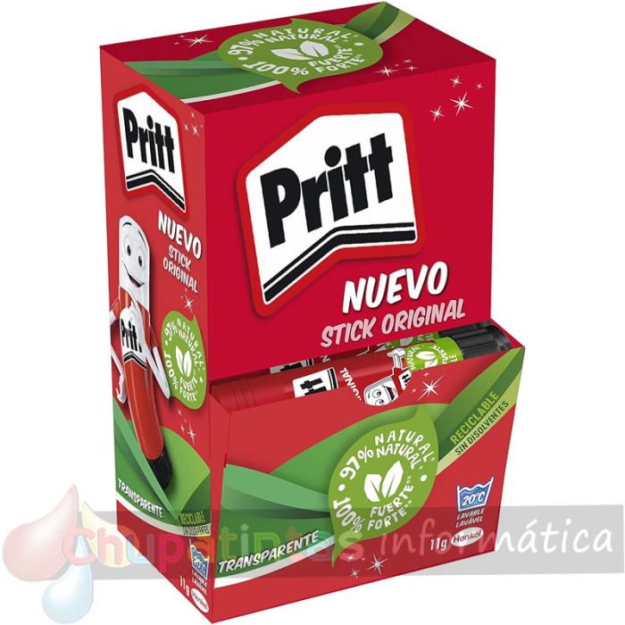 Pritt Barra de Pegamento 11grs - Sin Disolventes - 97% de Ingredientes Naturales - Lavable a 20ºC - Seguro para Niños-2