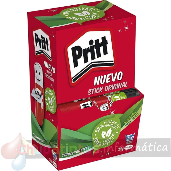 Pritt Barra de Pegamento 22grs - Sin Disolventes - 97% de Ingredientes Naturales - Lavable a 20ºC - Seguro para Niños-2