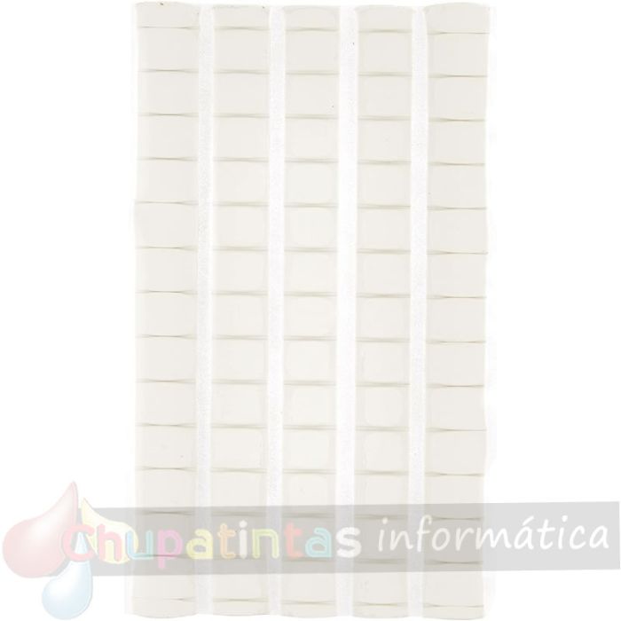 Multitack Pack de 65 Piezas de Masilla Adhesiva Blanca - Fuertes, Limpias y Removibles-3