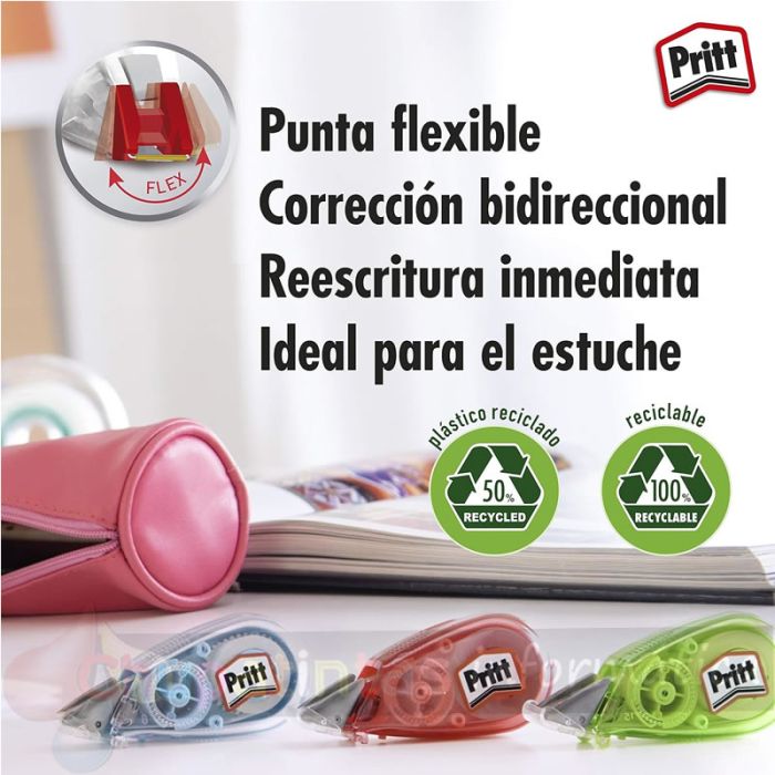 Pritt Micro Roller Expositor de 15 Correctores 5mm x 6m-4