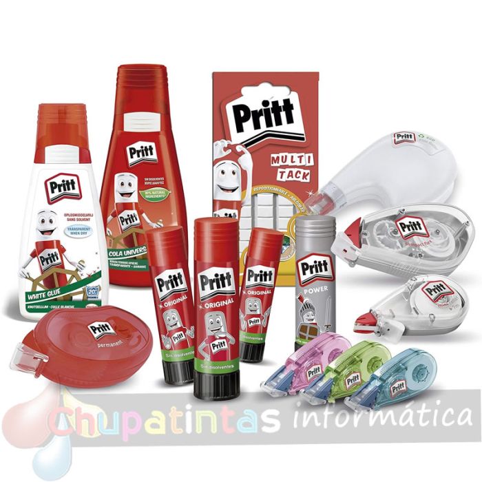 Pritt Micro Roller Expositor de 15 Cintas Correctora 5mm x 6m - Aplicacion Limpia - Preciso - Reciclable