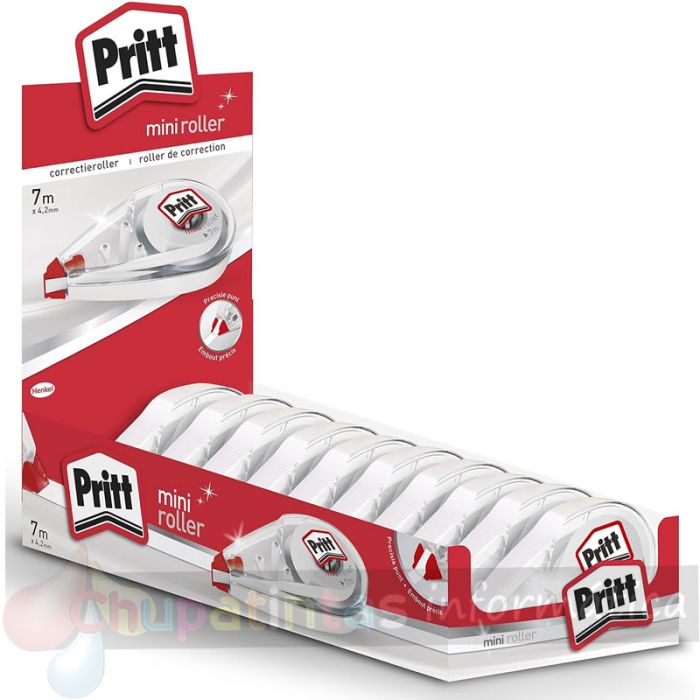 Pritt Mini Roller Expositor de 10 Correctores 4.2mm x 7m-2