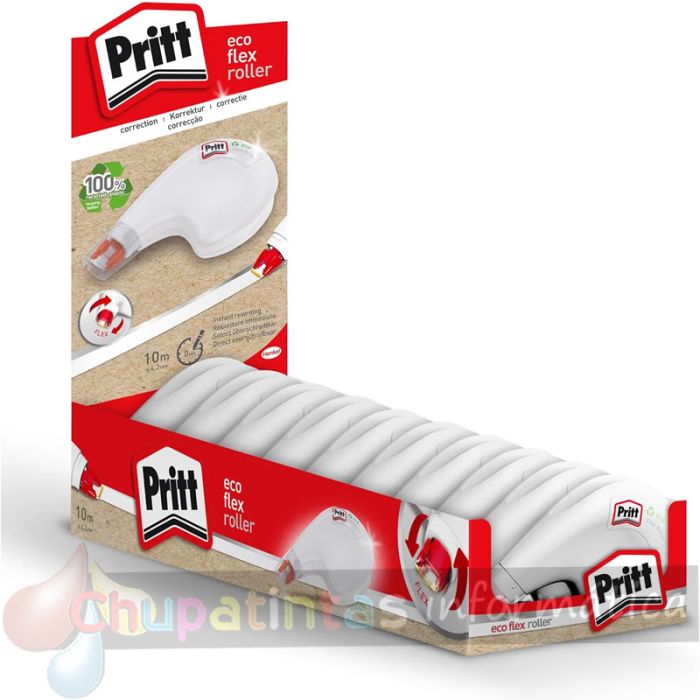 Pritt Eco Flex Roller Expositor de 10 Correctores 4.2mm x 10m-2