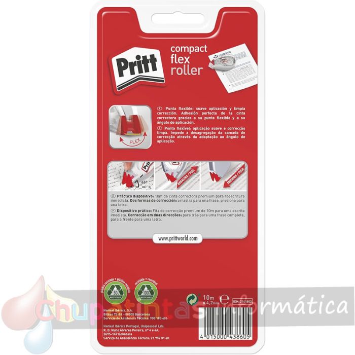 Pritt Roller Compact Flex Cinta Correctora 4,2mmx10m-2