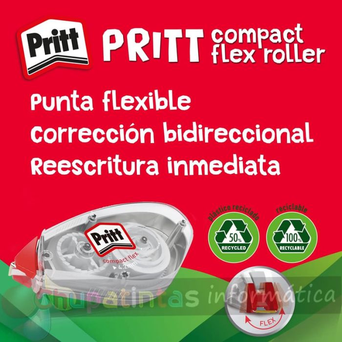 Pritt Roller Compact Flex Cinta Correctora 4,2mmx10m-4