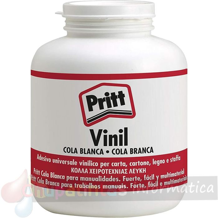 Pritt Cola Blanca 1Kg - Sin Disolventes - Lavable a 20ºC - 90% de Ingredientes Naturales - Seguro para los Niños-1