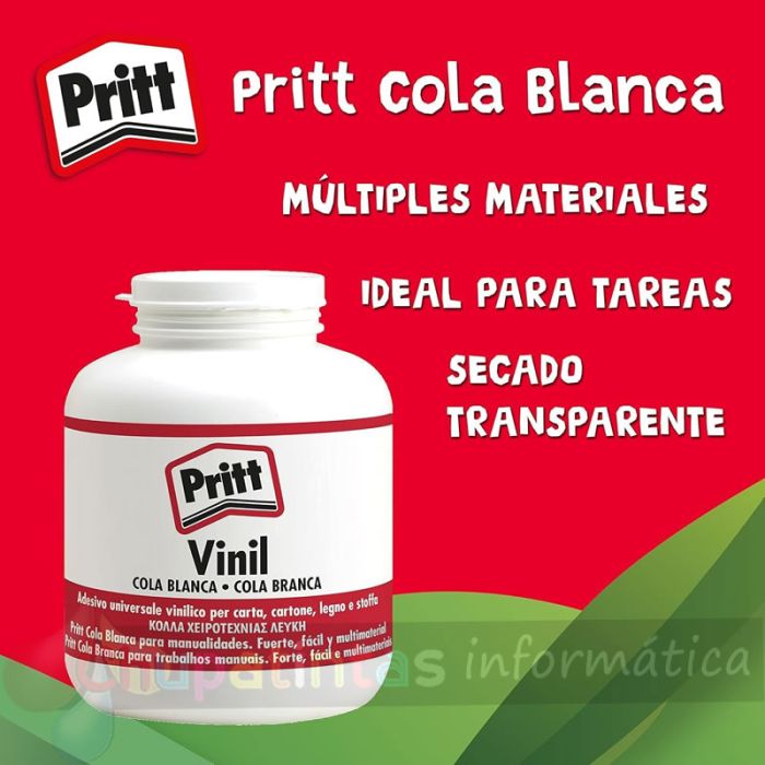 Pritt Cola Blanca 1Kg - Sin Disolventes - Lavable a 20ºC - 90% de Ingredientes Naturales - Seguro para los Niños-3